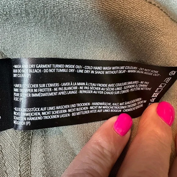 C/MEO Collective Ultirior Top Blouse Green Ruffle Double V-Neck Sleeveless XXS - Picture 10 of 11